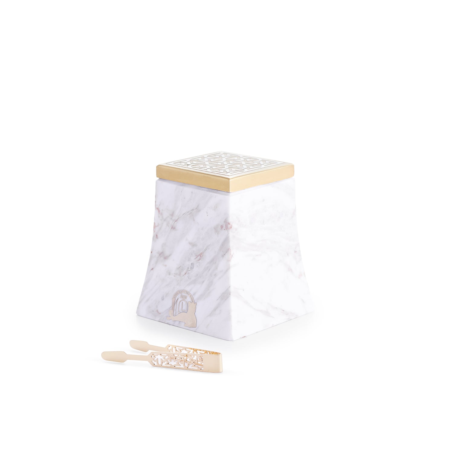 Taj – White Volakas Marble Incense & Oud Set