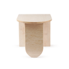 sol-beige-travertine-marble-side-table-Layers Home DecorationMarble tableNatural marbleLayers uae Marble furniture Marble side tableHome furniture طاولة رخاميةرخام طبيعياثاث رخاميطاولة جانبية رخاميةاثاث منزلي
