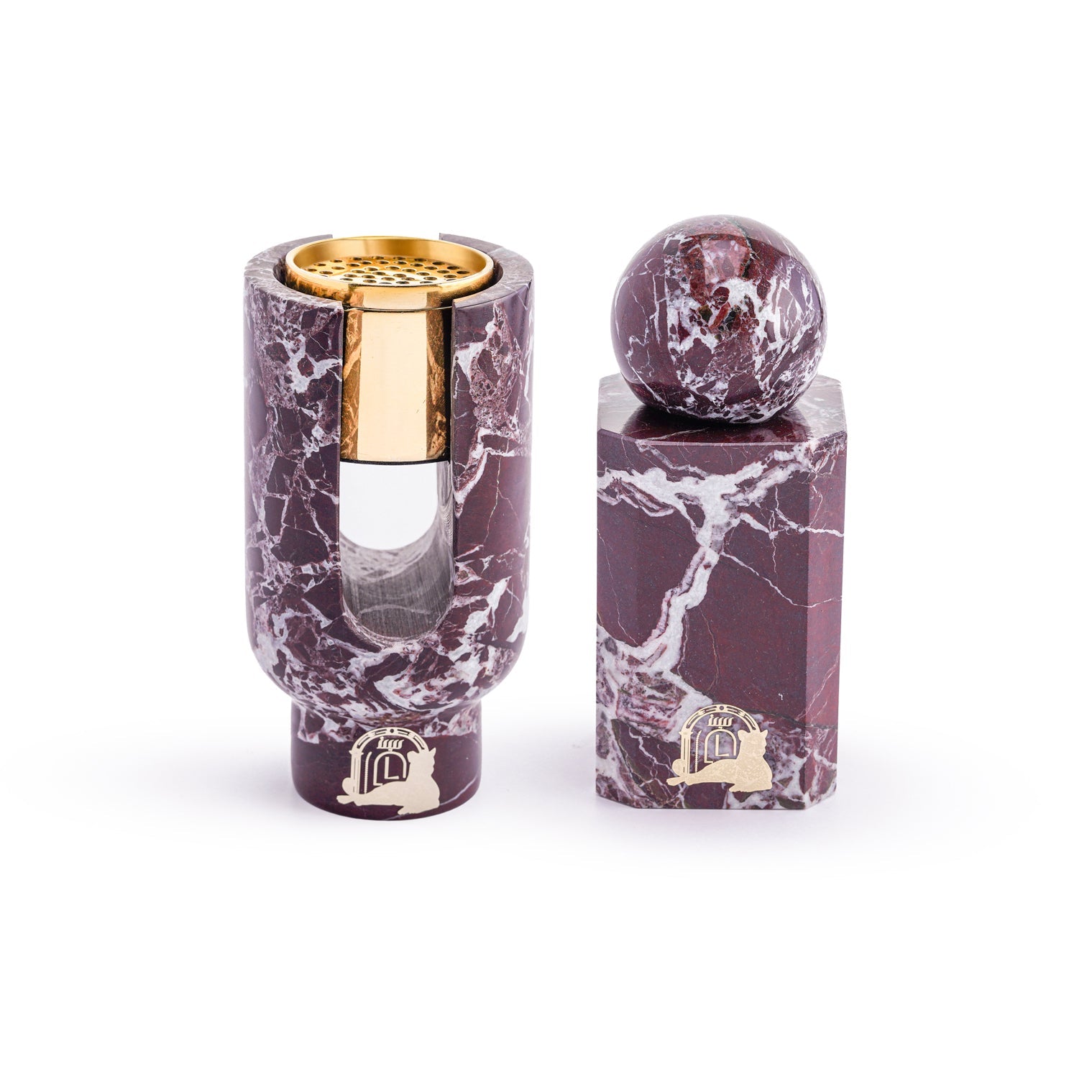 Ofra – Rosso Levanto Marble Incense Burner & Oud Storage Set