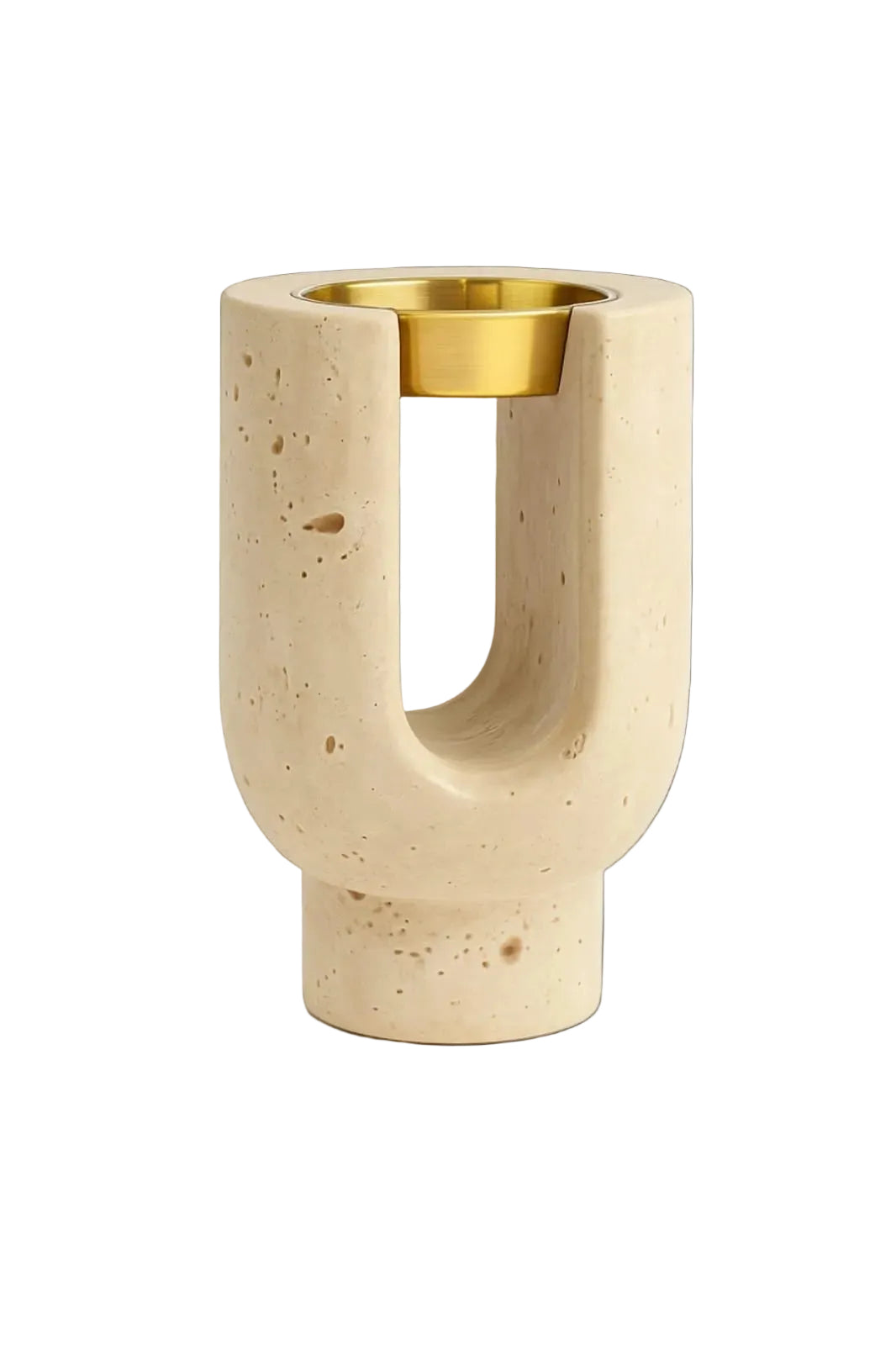 Ofra – Extra Mini Beige Travertine Incense Burner Holder