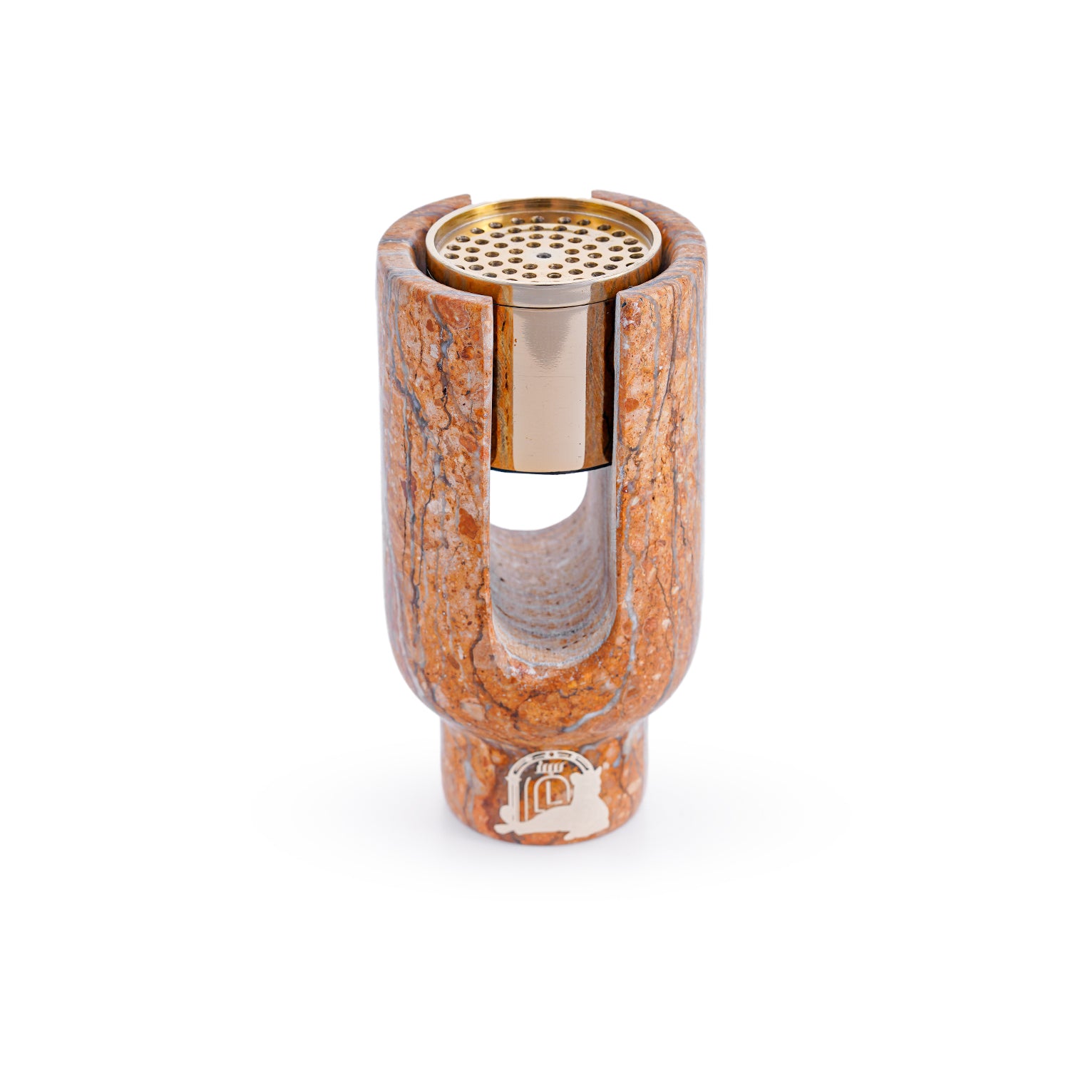 Ofra – Marron Travertine Incense Burner Holder