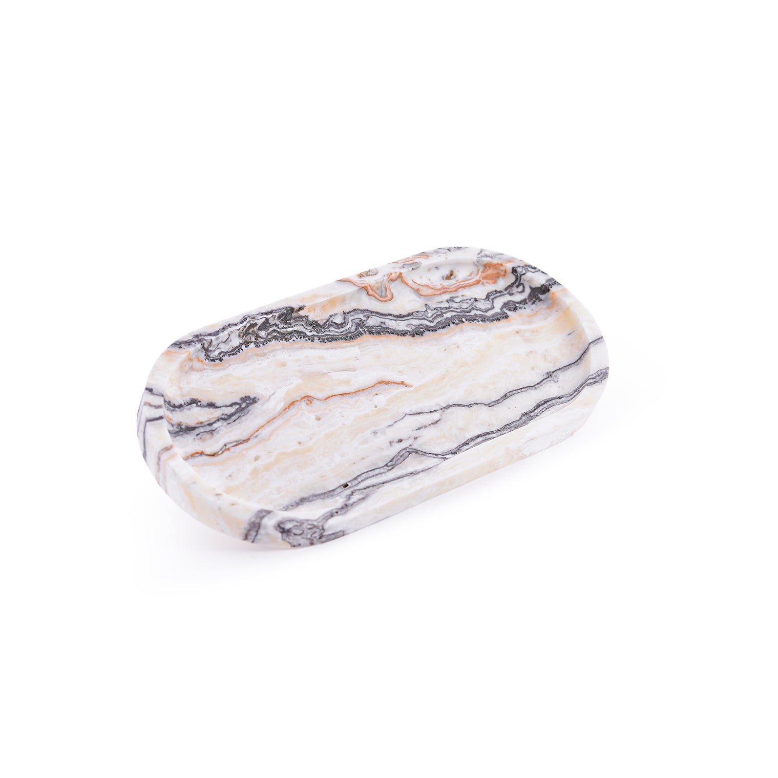 Ovaly – Light Jurassic Travertine Tray