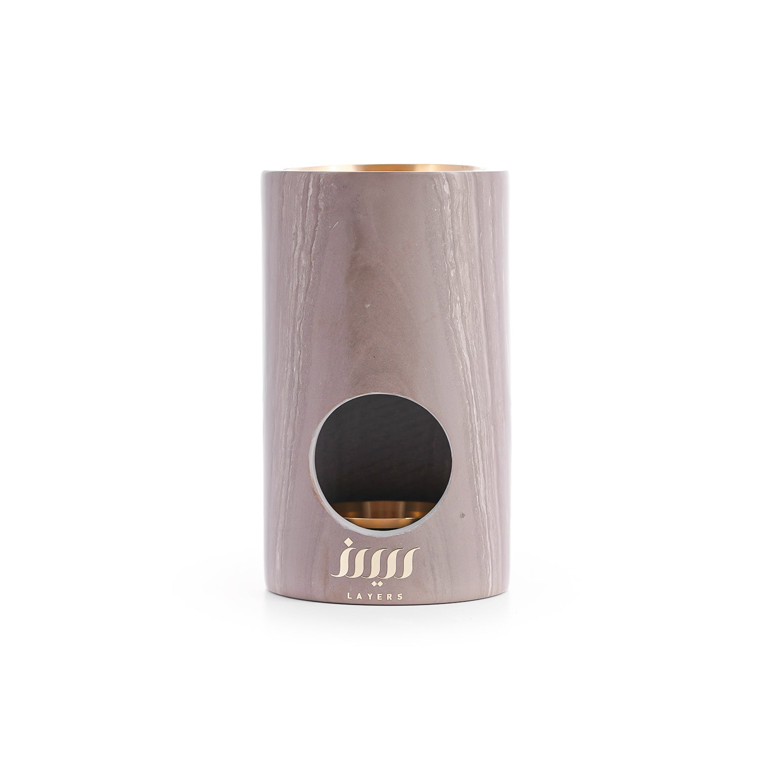 Cylindra – Athens Grey Stone Oil Burner