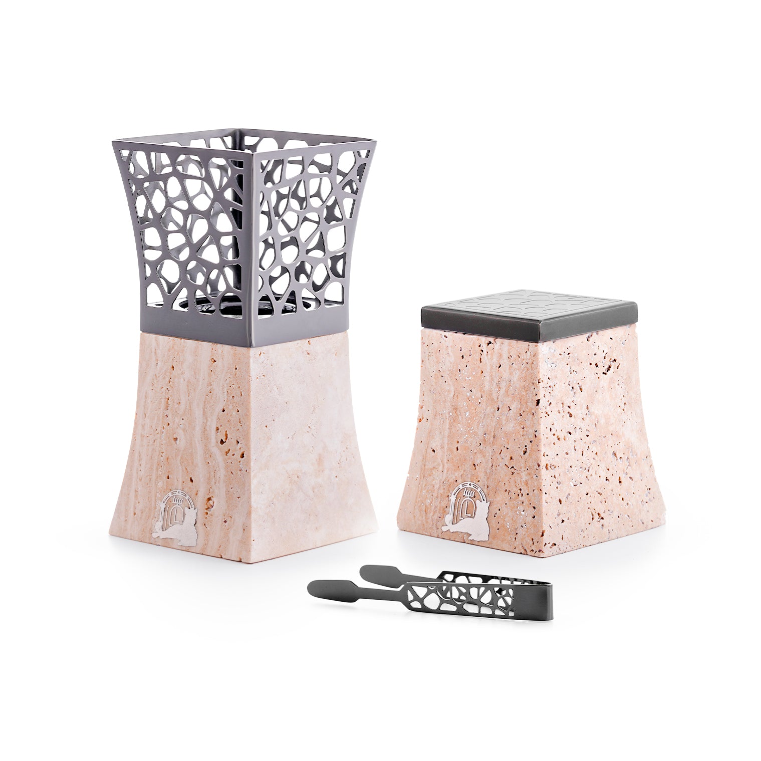 Taj – Beige Travertine Incense & Oud Set