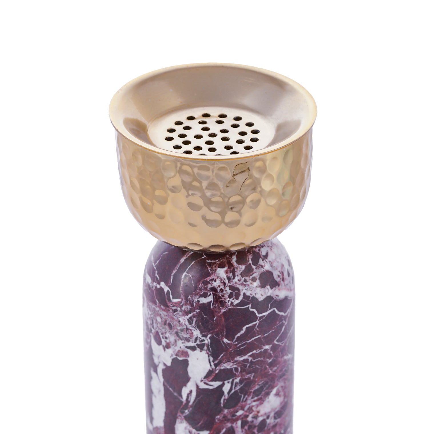 Mahabah – Rosso Levanto Marble Incense Burner
