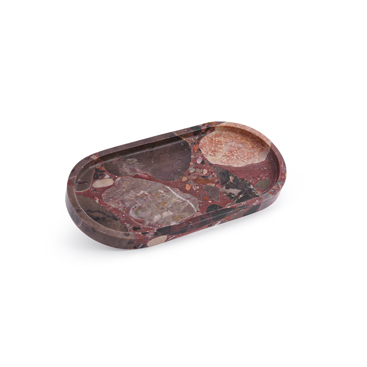 Ovaly – Red Terrazzo Tray