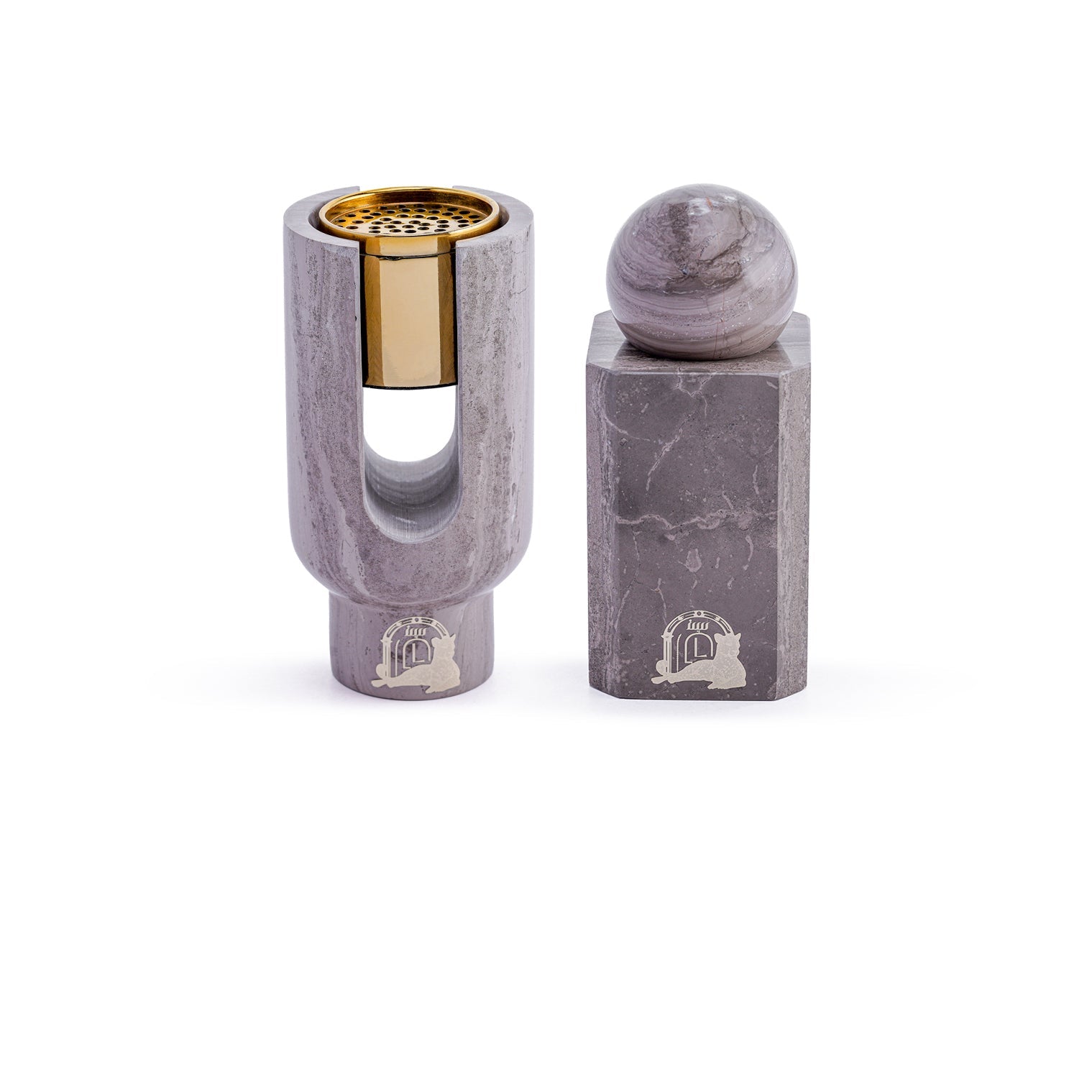 Ofra – Athens Grey Stone Incense Burner & Oud Storage Set
