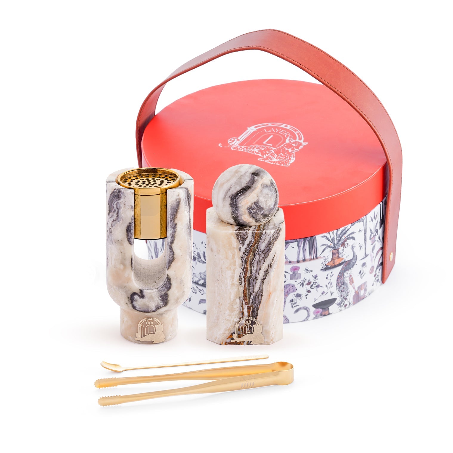Ofra – Jurassic Travertine Incense Burner & Oud Storage Set