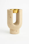 Ofra – Extra Mini Beige Travertine Incense Burner Holder