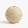 Nabdh Al Hajr – Extra Mini Beige Travertine Sphere Incense Burner