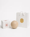 Nabdh Al Hajr – Extra Mini Beige Travertine Sphere Incense Burner