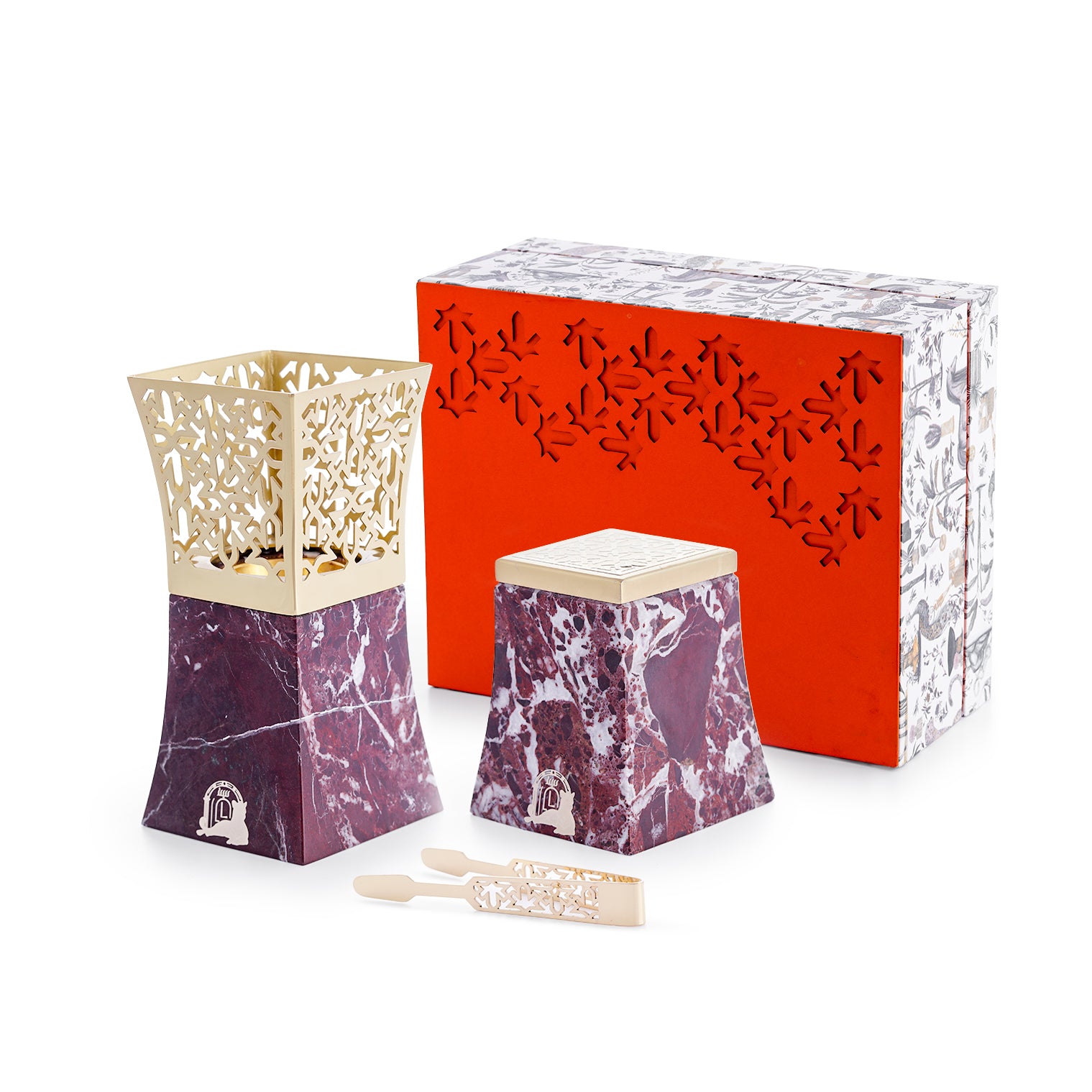 Taj – Rosso Levanto Marble Incense & Oud Set