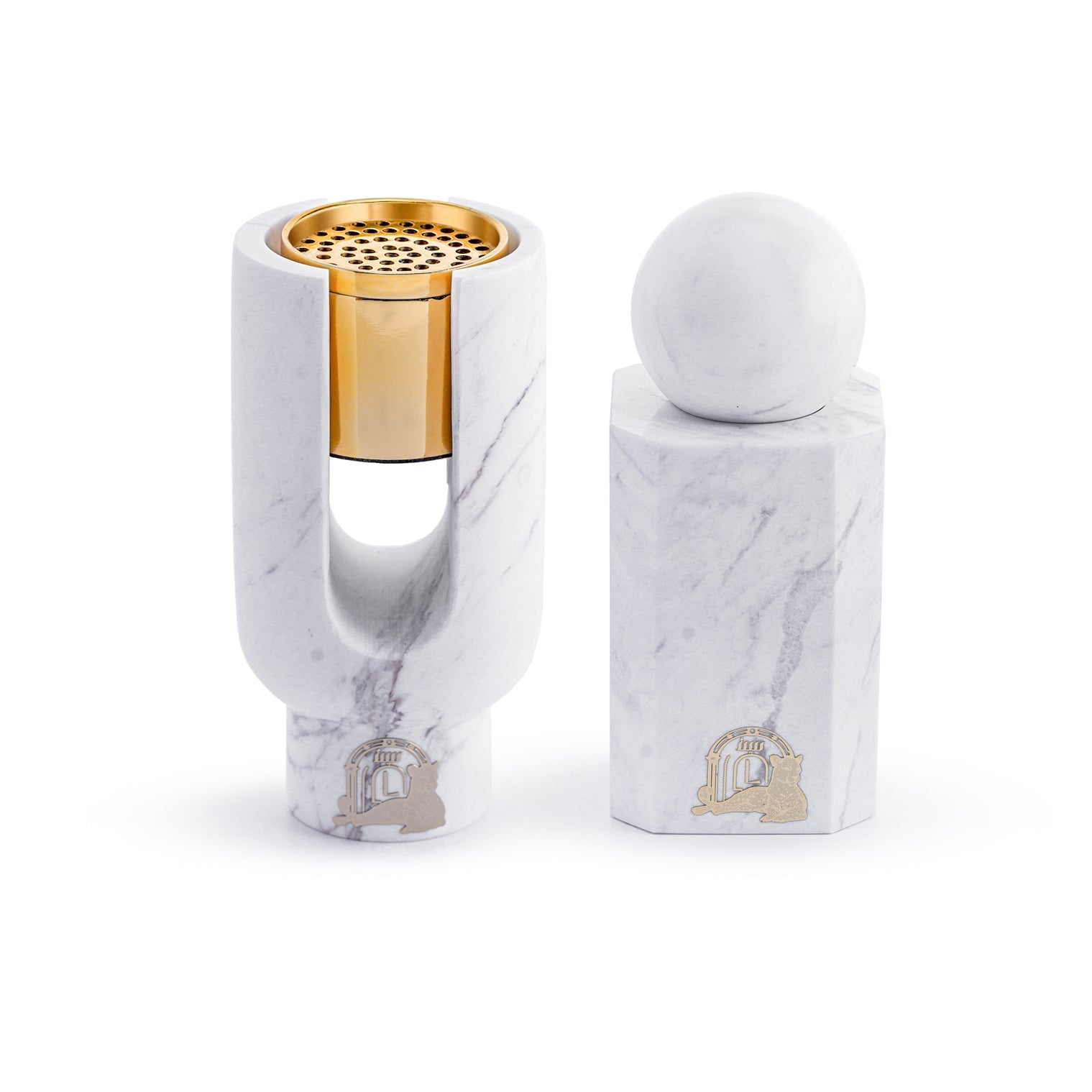 Ofra – White Volakas Marble Incense Burner & Oud Storage Set