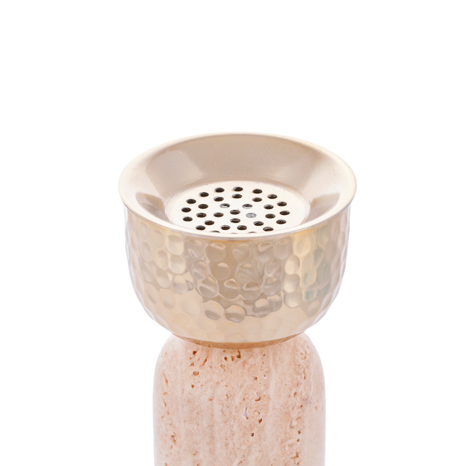 Mahabah – Beige Travertine Incense Burner