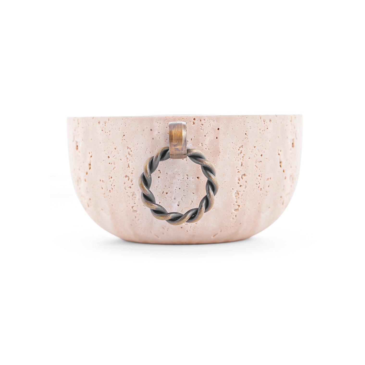 Orna – Beige Travertine Bowl