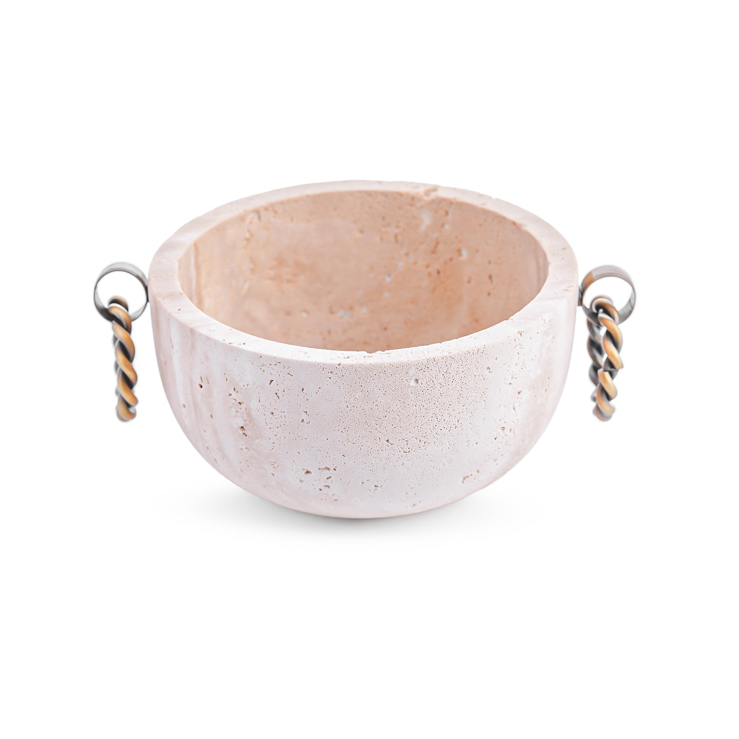 Orna – Beige Travertine Bowl