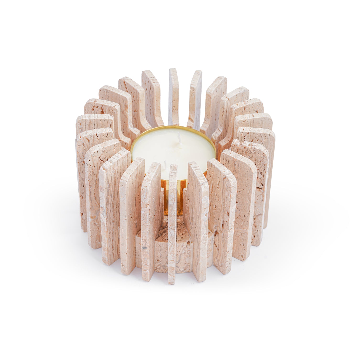 ochna-beige-travertine-marble-small-Layers Home Decoration
Candle holder
Vase 
Decor
Home accessories 
Natural marble 
Luxury 
حاملة الشموع
مزهرية
ديكور
اكسسوارات منزلية
رخام طبيعي
فخامة