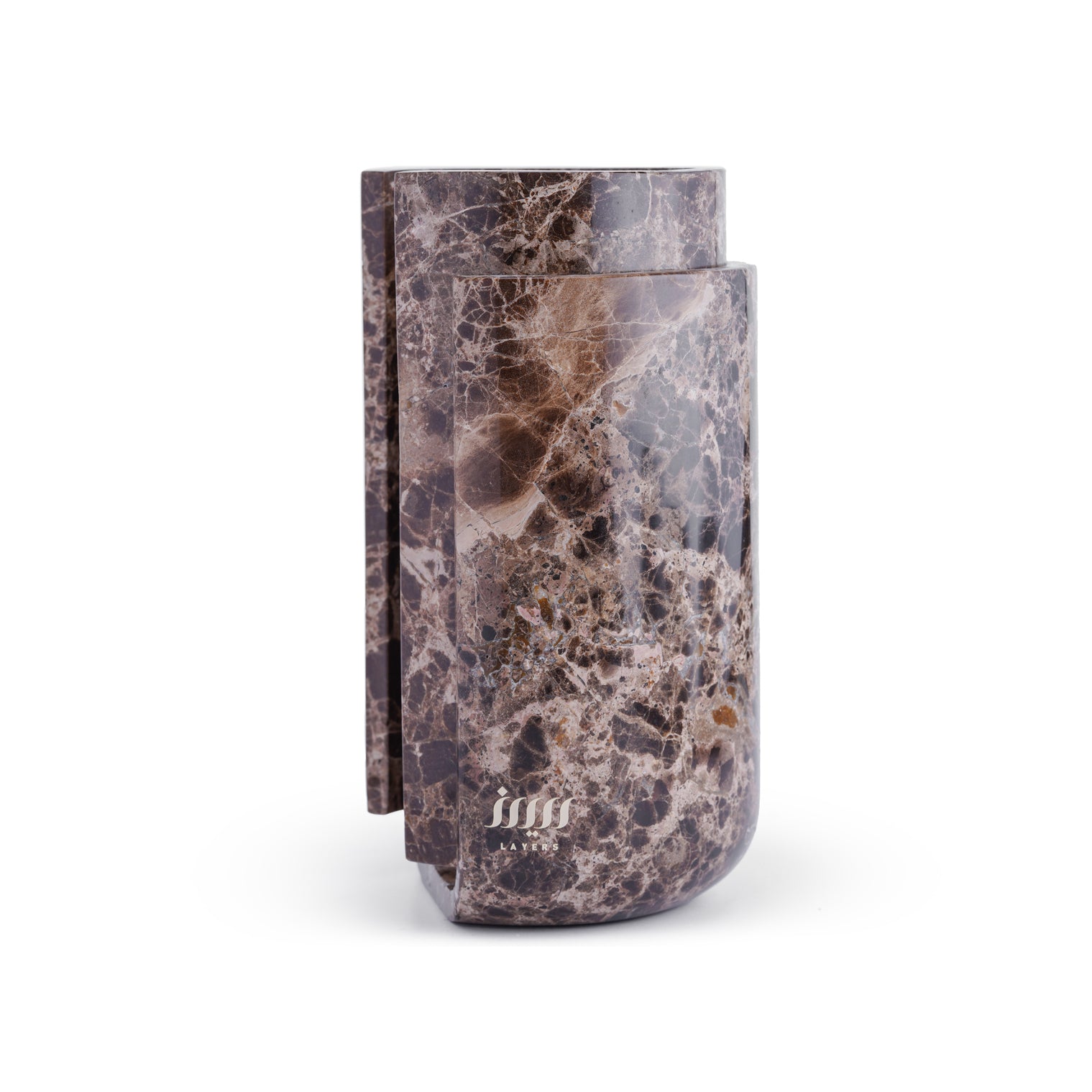 lora-vase-holder-Layers Home Decoration
Vase holder
Vase 
Decor
Home accessories 
Natural marble 
Luxury 
حاملة زهور
مزهرية
ديكور
اكسسوارات منزلية
رخام طبيعي
فخامة