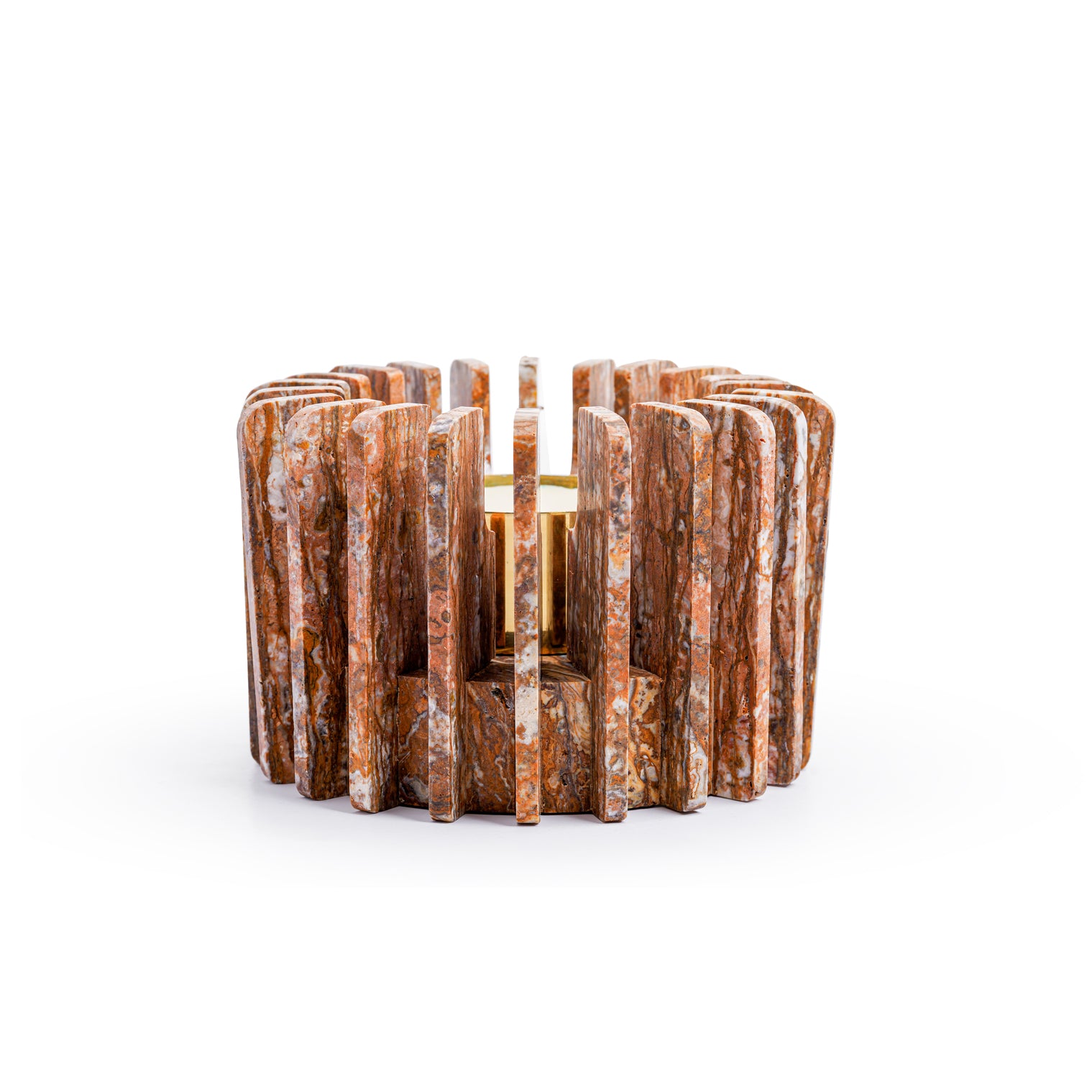 ochna-marron-travertine-marble-small-Layers Home Decoration
Candle holder
Vase 
Decor
Home accessories 
Natural marble 
Luxury 
حاملة الشموع
مزهرية
ديكور
اكسسوارات منزلية
رخام طبيعي
فخامة