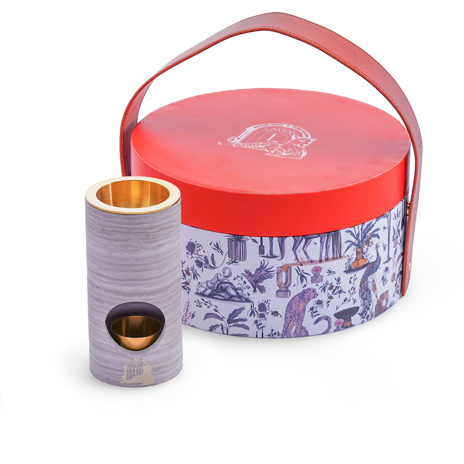cylindra-grey-wood-marble-oil-burner-Layers Home Decoration
Diffuser
Oil burner
Marble
Natural marble
Decor
Arabic fragrance 
ناشر البخور
موقد الزيت
رخام
رخام طبيعي
ديكور
بخور